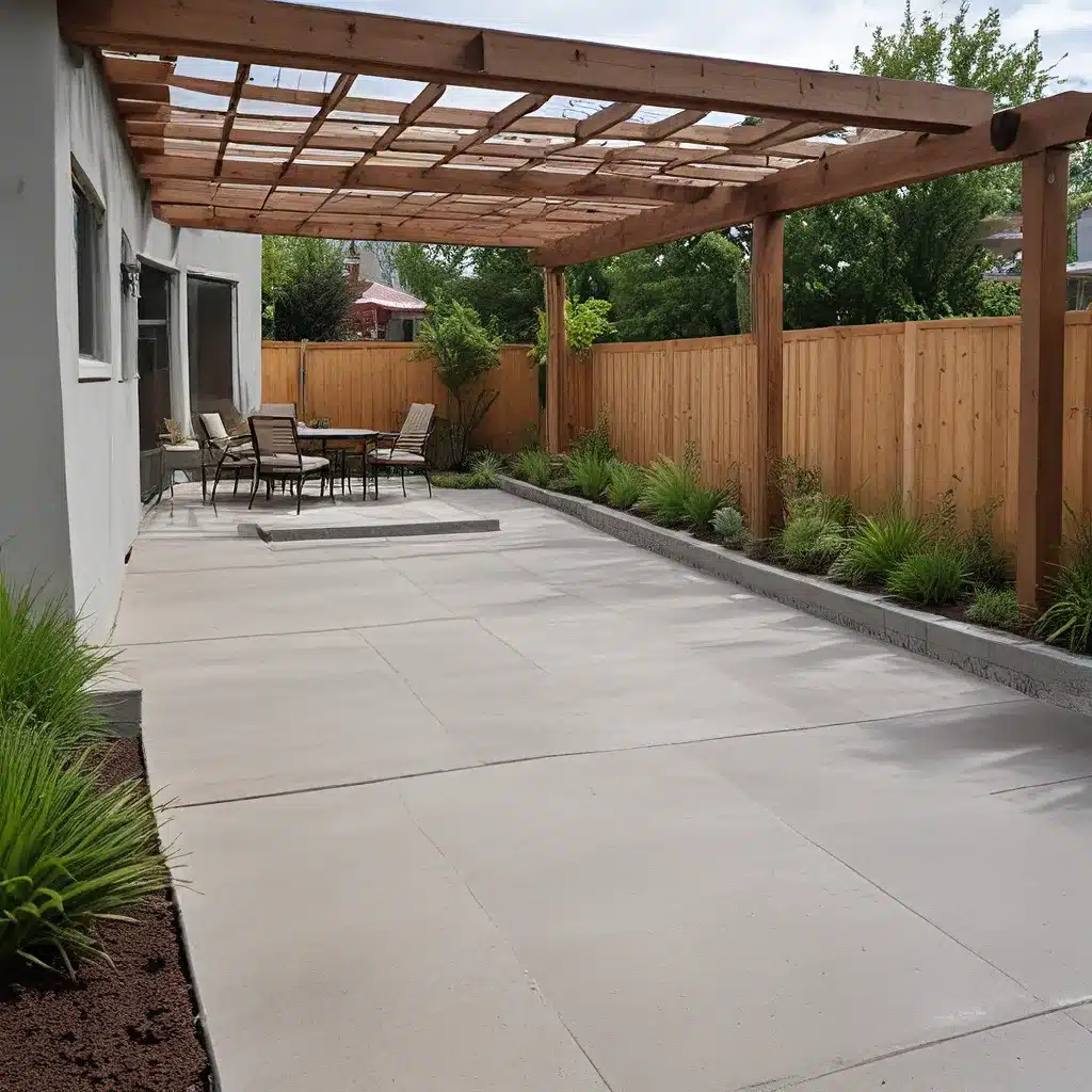 Concrete Patios: Creating Outdoor Oases on a Budget