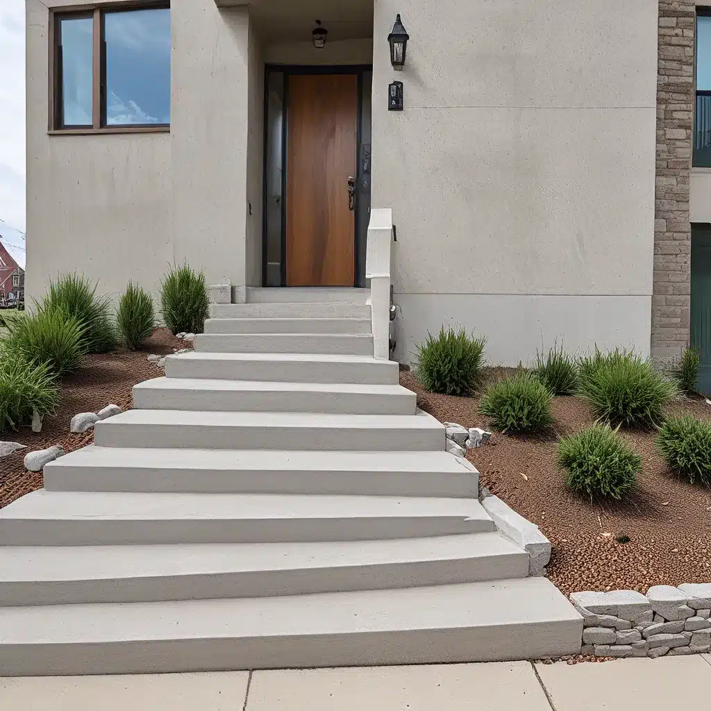 Elevating Kansas City Entryways with Striking Concrete Stair Designs