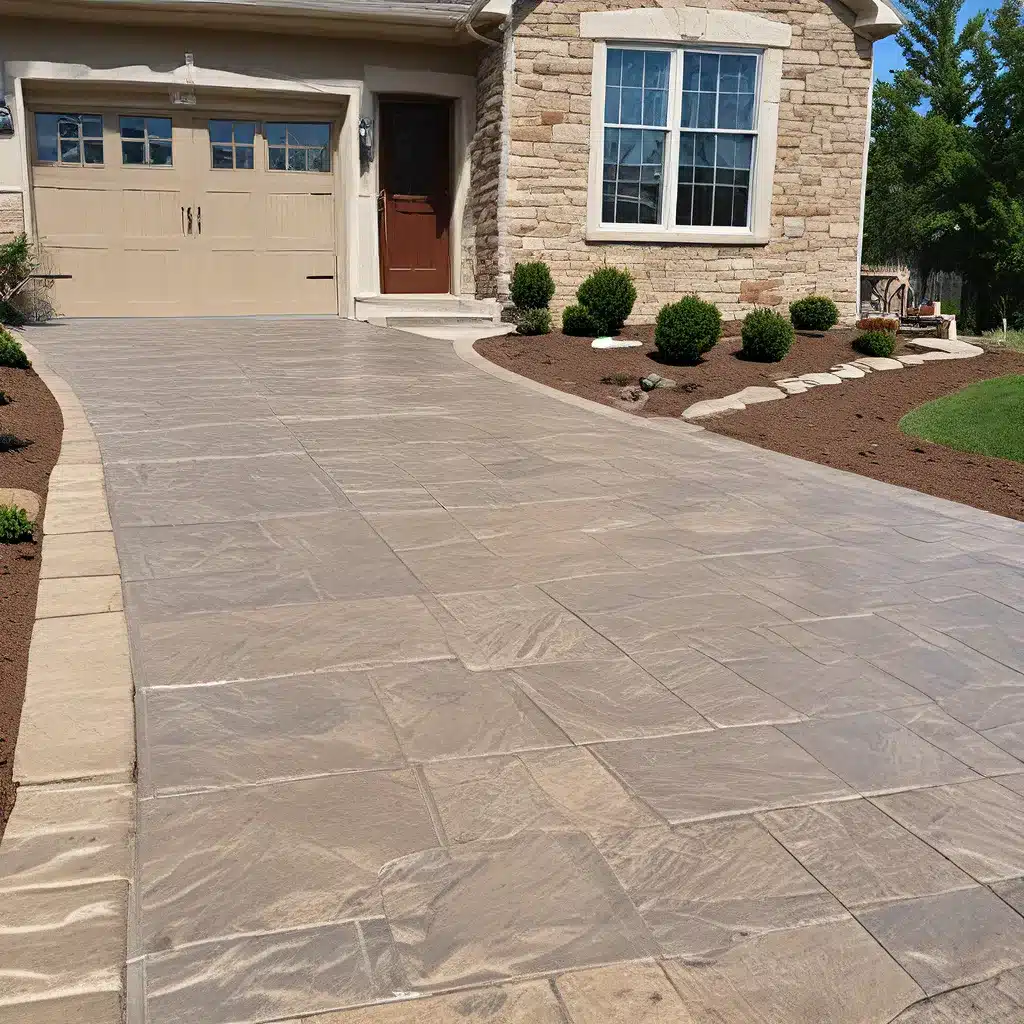 Stamped Concrete Driveways: Enhancing Curb Appeal in Kansas City